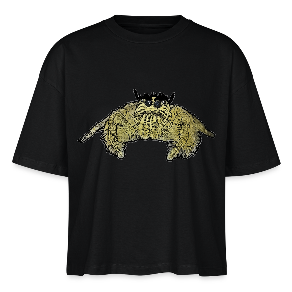 Frauen Stanley & Stella Boxy Bio-T-Shirt Hyllus diardi - Schwarz