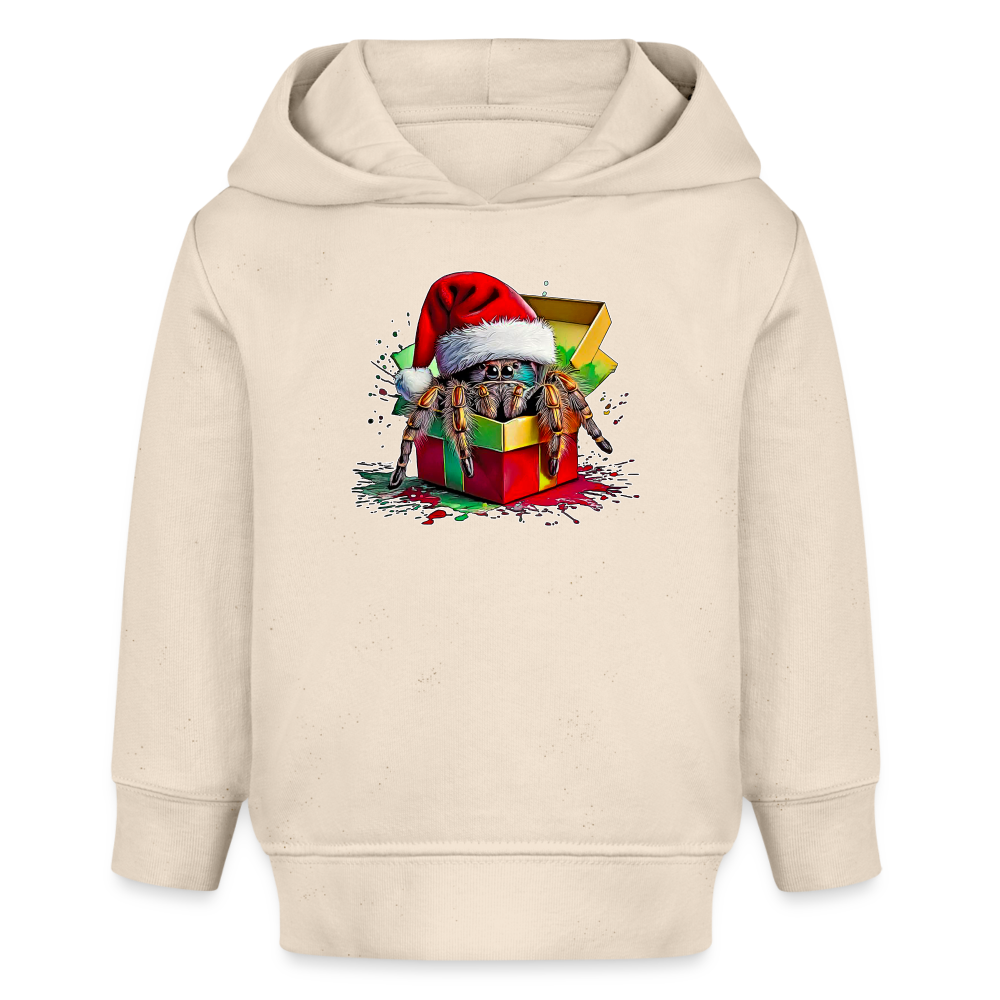 Baby Stanley & Stella Bio Hoodie Weihnachtsgeschenk Springspinne - Naturweiß