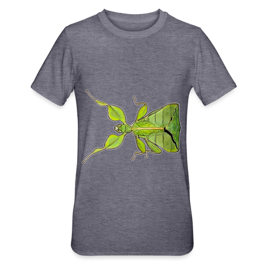 Unisex T-Shirt Phyllium philippinicum female - Navy meliert