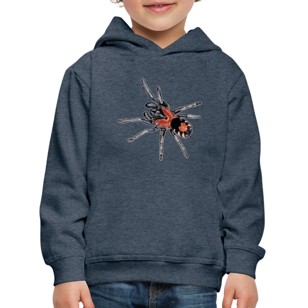 Kinder Hoodie Cyriocosmus elegans - Jeansblau