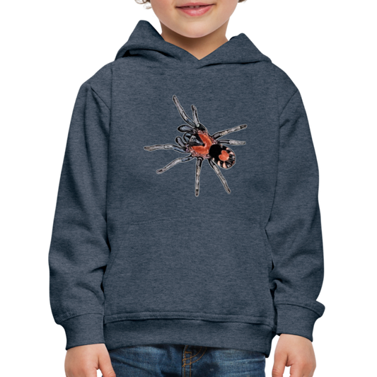 Kinder Hoodie Cyriocosmus elegans - Jeansblau