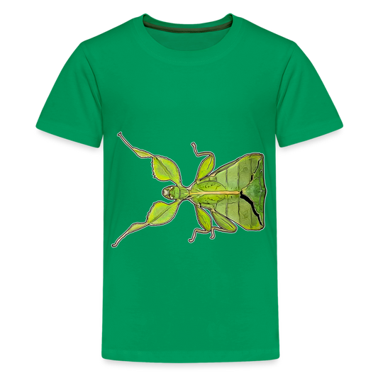 Teenager Basic T-Shirt Phyllium philippinicum female - Kelly Green