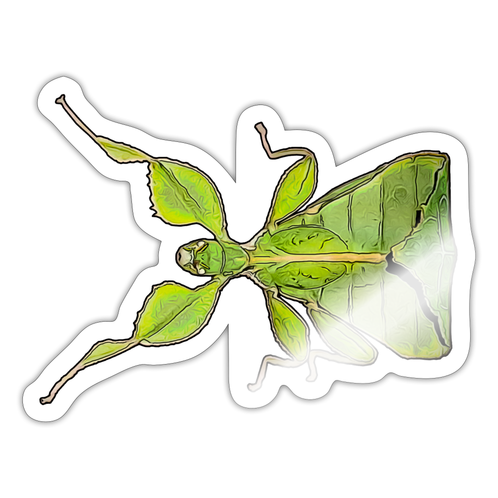 Sticker Phyllium philippinicum female - Weiß glänzend