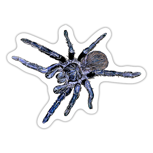 Sticker Pterinopelma sazimai - Mattweiß