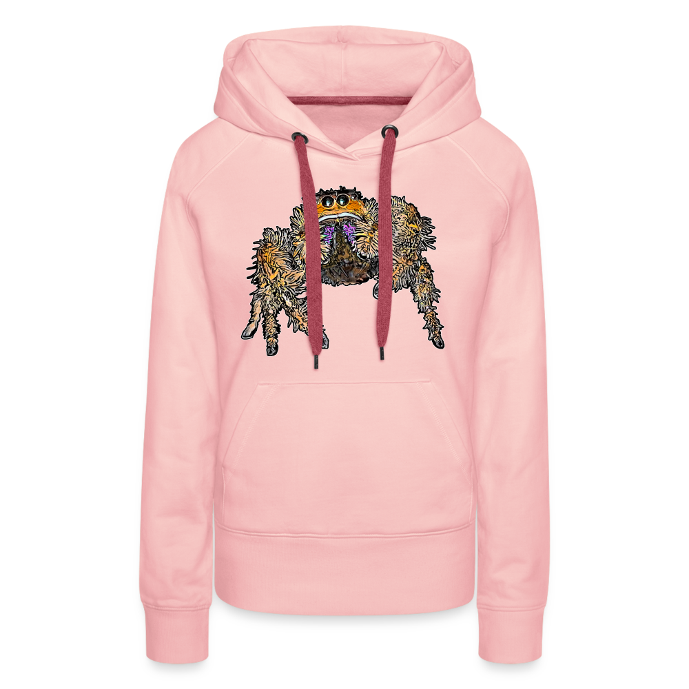 Frauen Hoodie Phidippus regius Everglades female - Kristallrosa