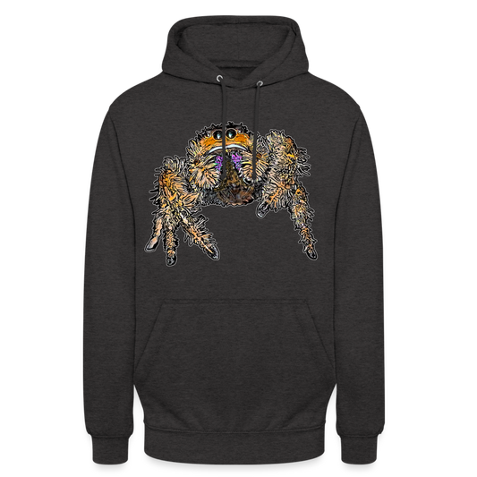 Unisex Hoodie Phidippus regius Everglades female - Anthrazit