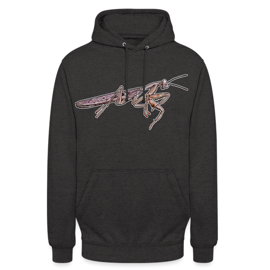 Unisex Hoodie Rhombodera kirbyi Male - Anthrazit