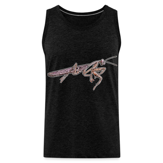 Männer Tank Top Rhombodera kirbyi Male - Anthrazit