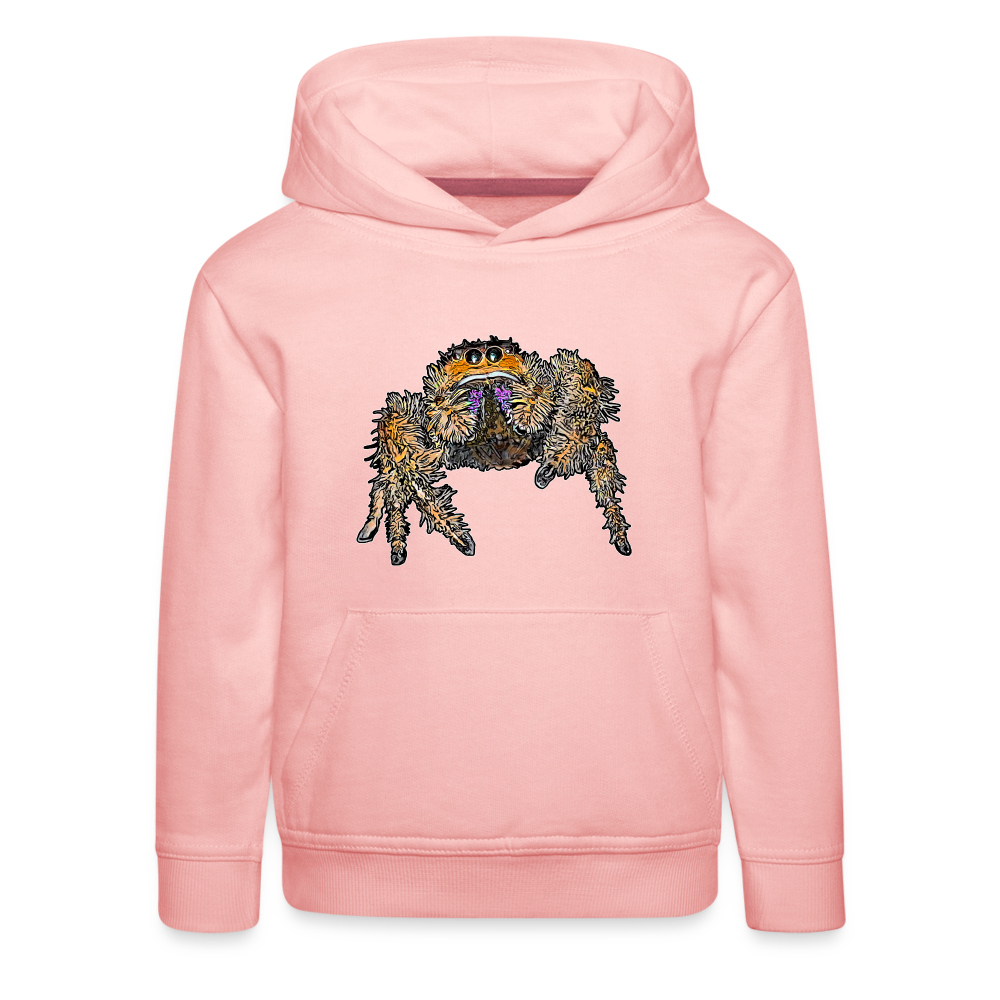 Kinder Hoodie Phidippus regius Everglades female - Kristallrosa