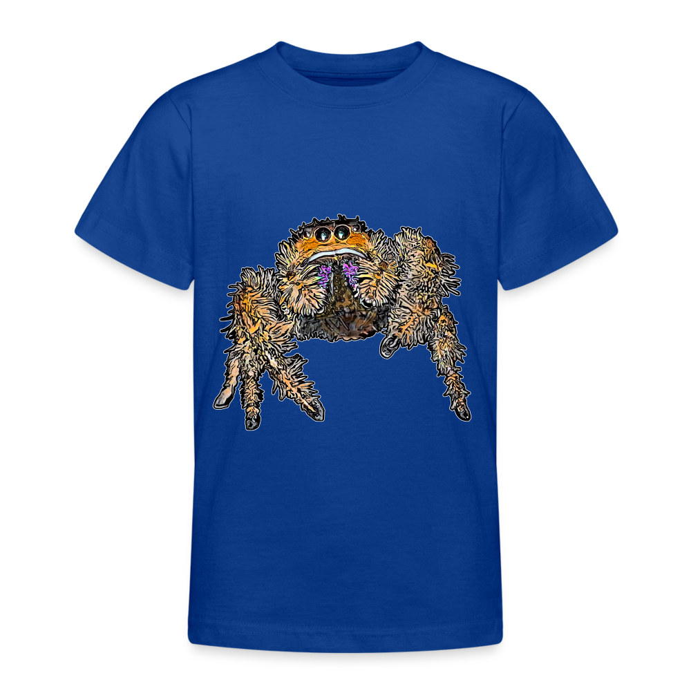 Teenager Basic T-Shirt Phidippus regius Everglades female - Royalblau