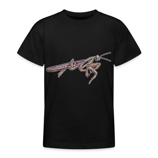 Teenager Basic T-Shirt Rhombodera kirbyi Male - Schwarz