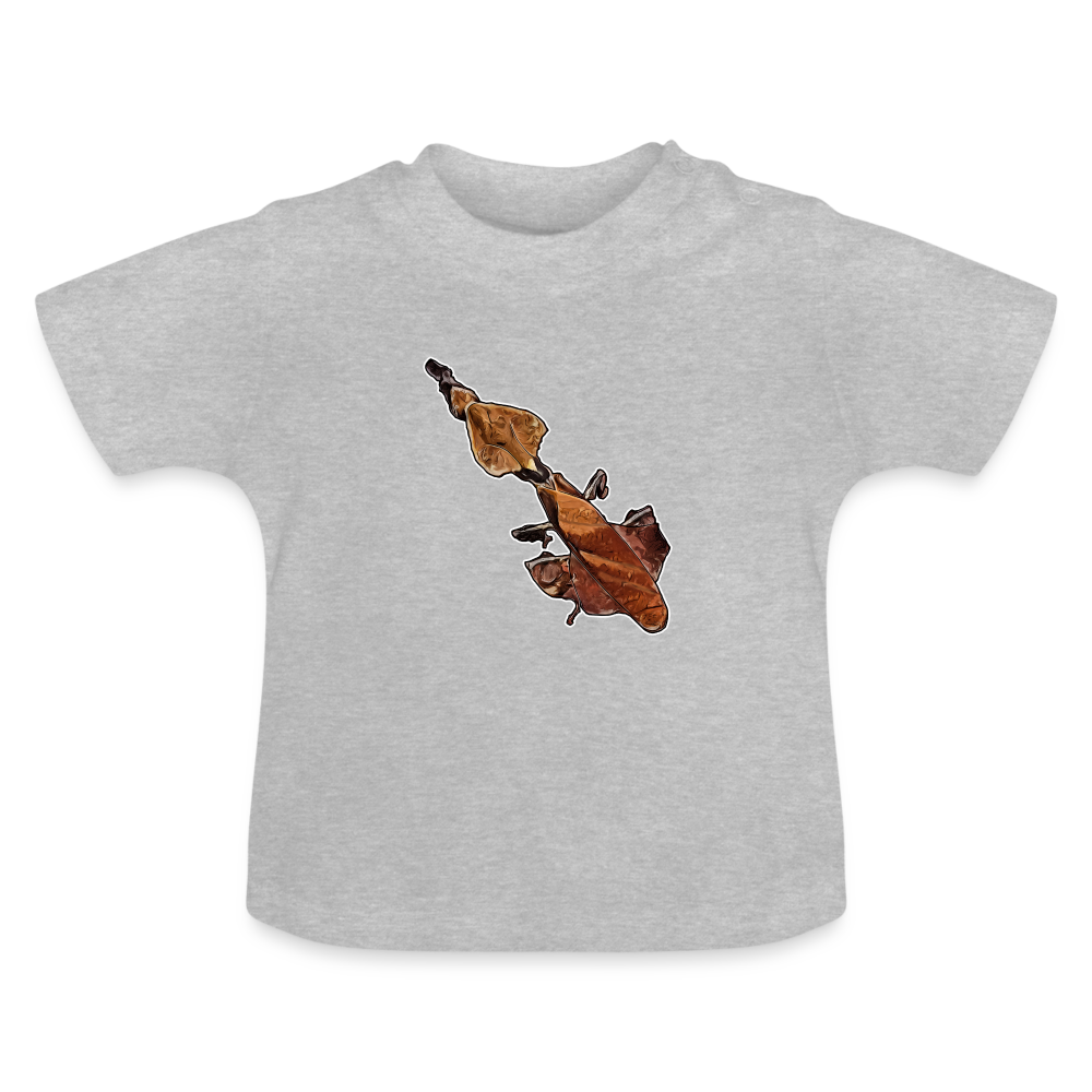 Baby T-Shirt Phyllocrania paradoxa female - Grau meliert