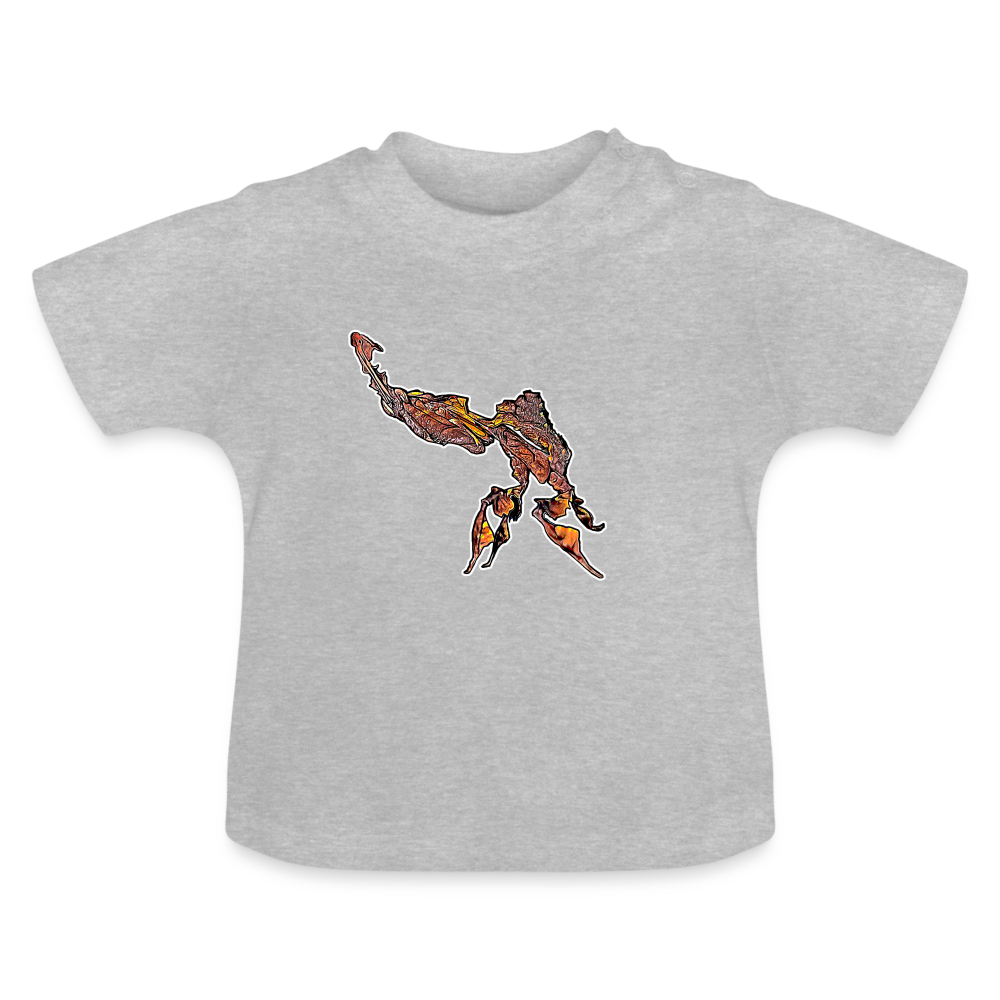 Baby T-Shirt Phyllocrania paradoxa male - Grau meliert