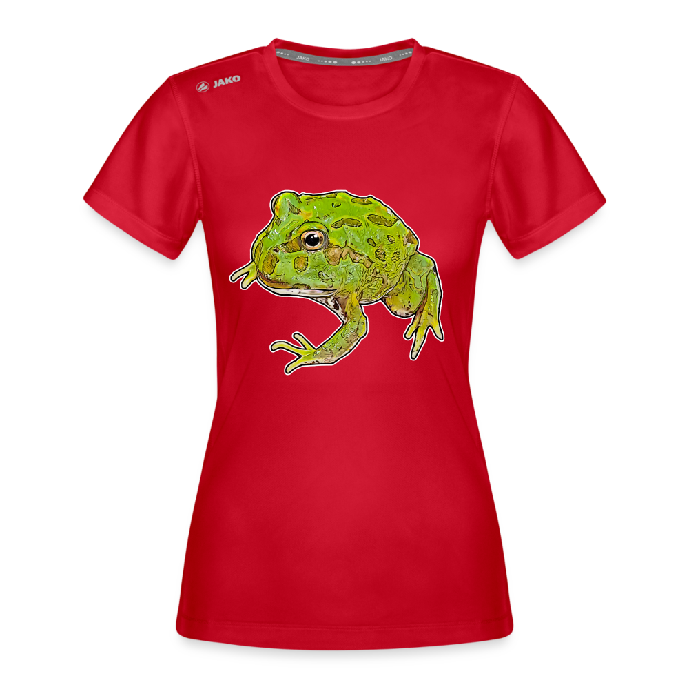Frauen JAKO Sportswear T-Shirt Ceratophrys cranwelli Peppermint Blue - Rot