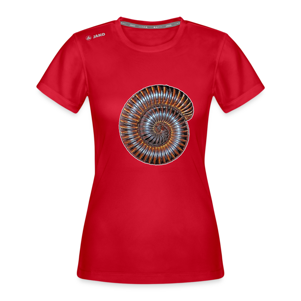 Frauen JAKO Sportswear T-Shirt Archispirostreptus gigas - Rot