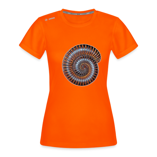 Frauen JAKO Sportswear T-Shirt Archispirostreptus gigas - Neonorange