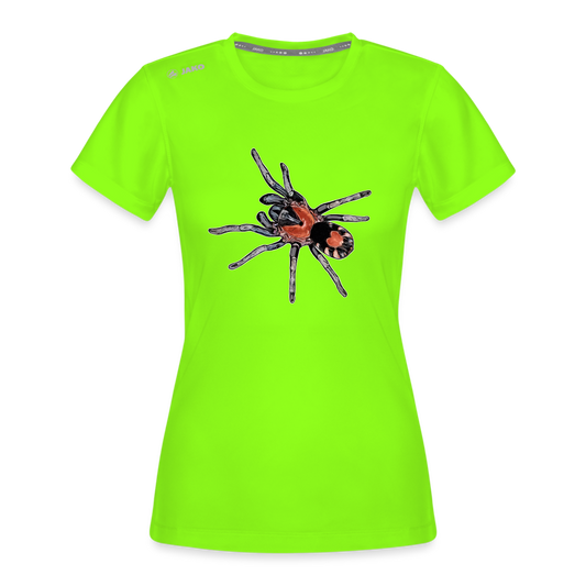 Frauen JAKO Sportswear T-Shirt Cyriocosmus elegans - Neongrün