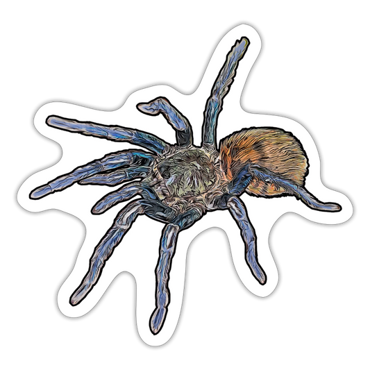 Sticker Chromatopelma cyaneopubescens - Mattweiß