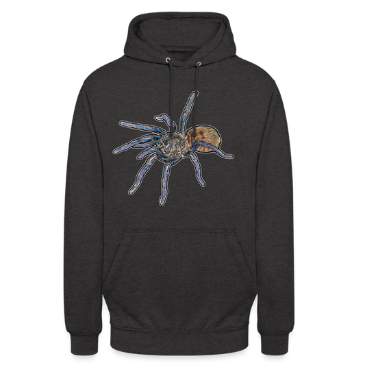 Unisex Hoodie Chromatopelma cyaneopubescens - Anthrazit