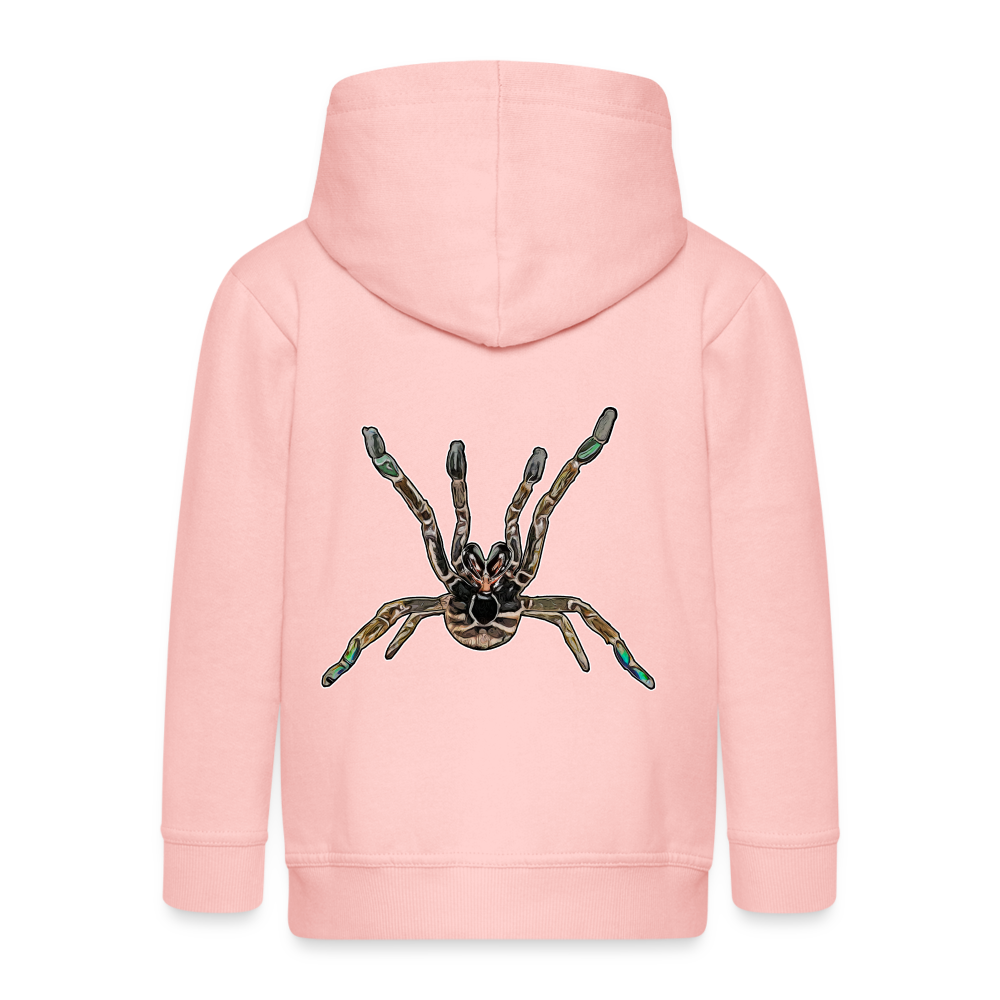 Kinder/ Teenager Zip-Hoodie Pterinochilus murinus tcf - Kristallrosa
