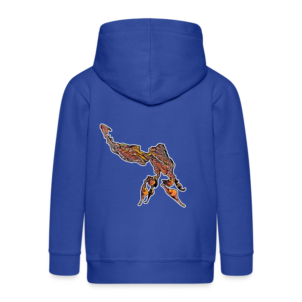 Kinder/ Teenager Zip-Hoodie Phyllocrania paradoxa male - Royalblau