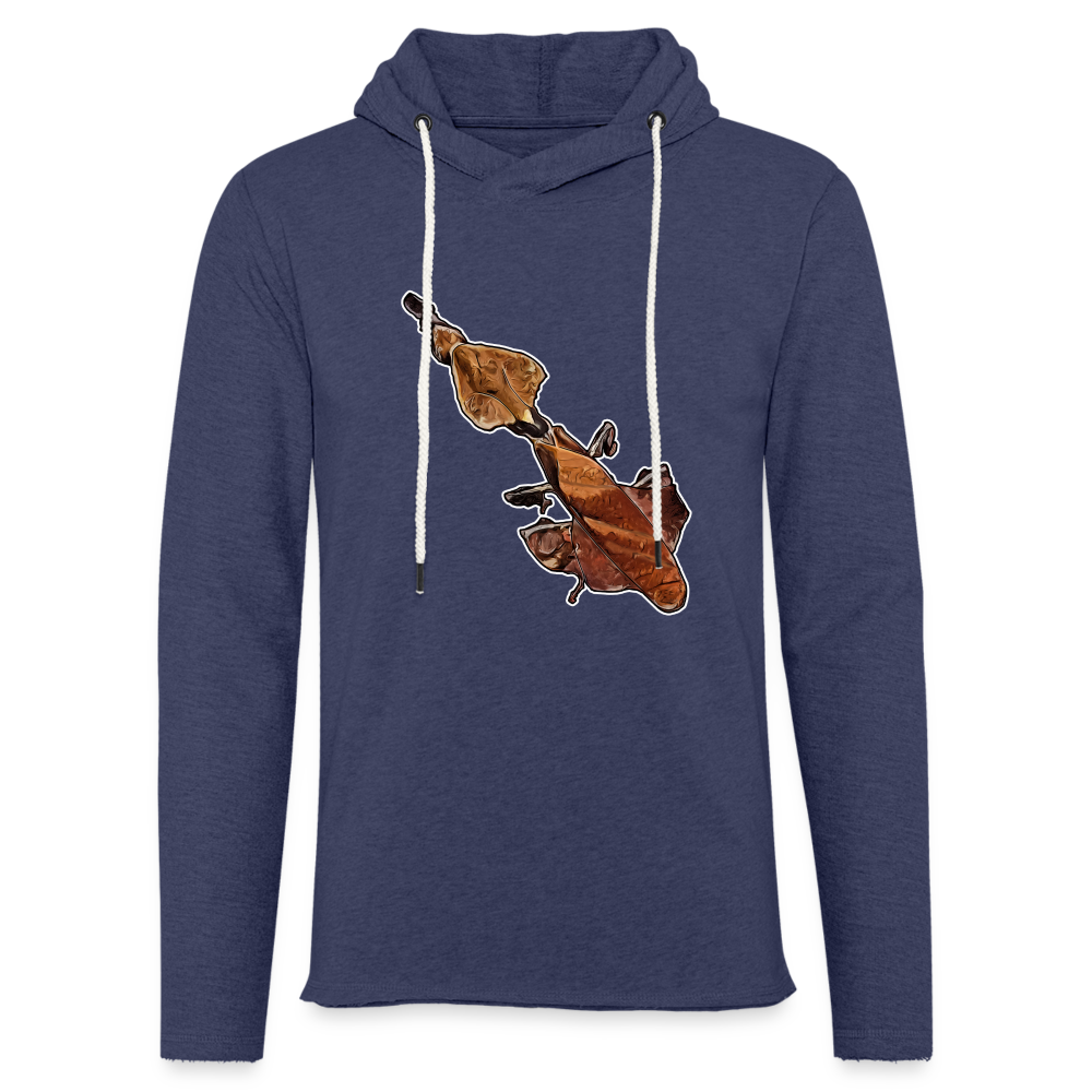 Unisex Kapuzensweatshirt Phyllocrania paradoxa female - Navy meliert