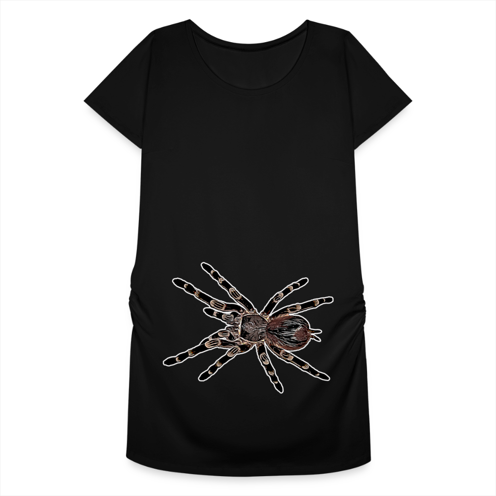 Frauen Schwangerschafts-T-Shirt Acanthoscurria geniculata - Schwarz