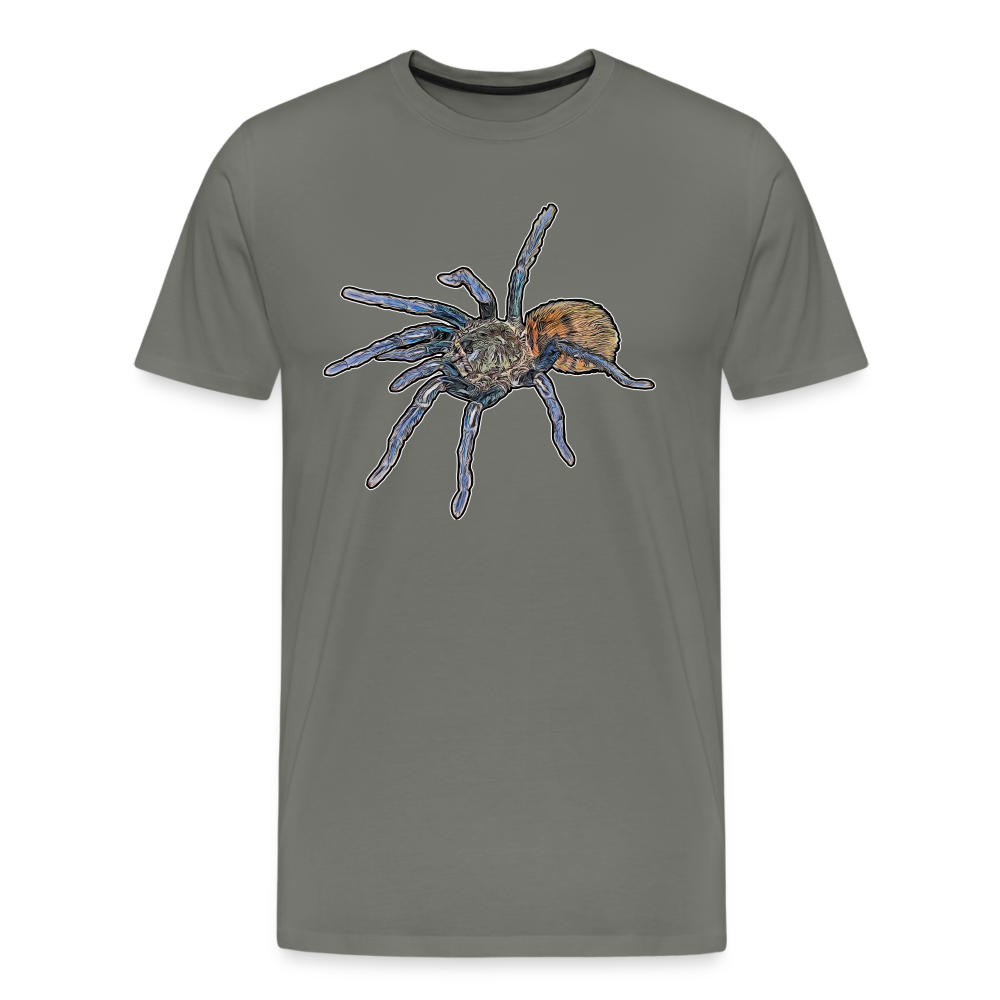 Männer Basic T-Shirt Chromatopelma cyaneopubescens - Asphalt