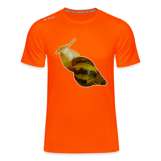 Männer JAKO Sportswear T-Shirt Achatina reticulata Low Poly - Neonorange