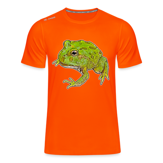 Männer JAKO Sportswear T-Shirt Ceratophrys cranwelli Peppermint Blue - Neonorange