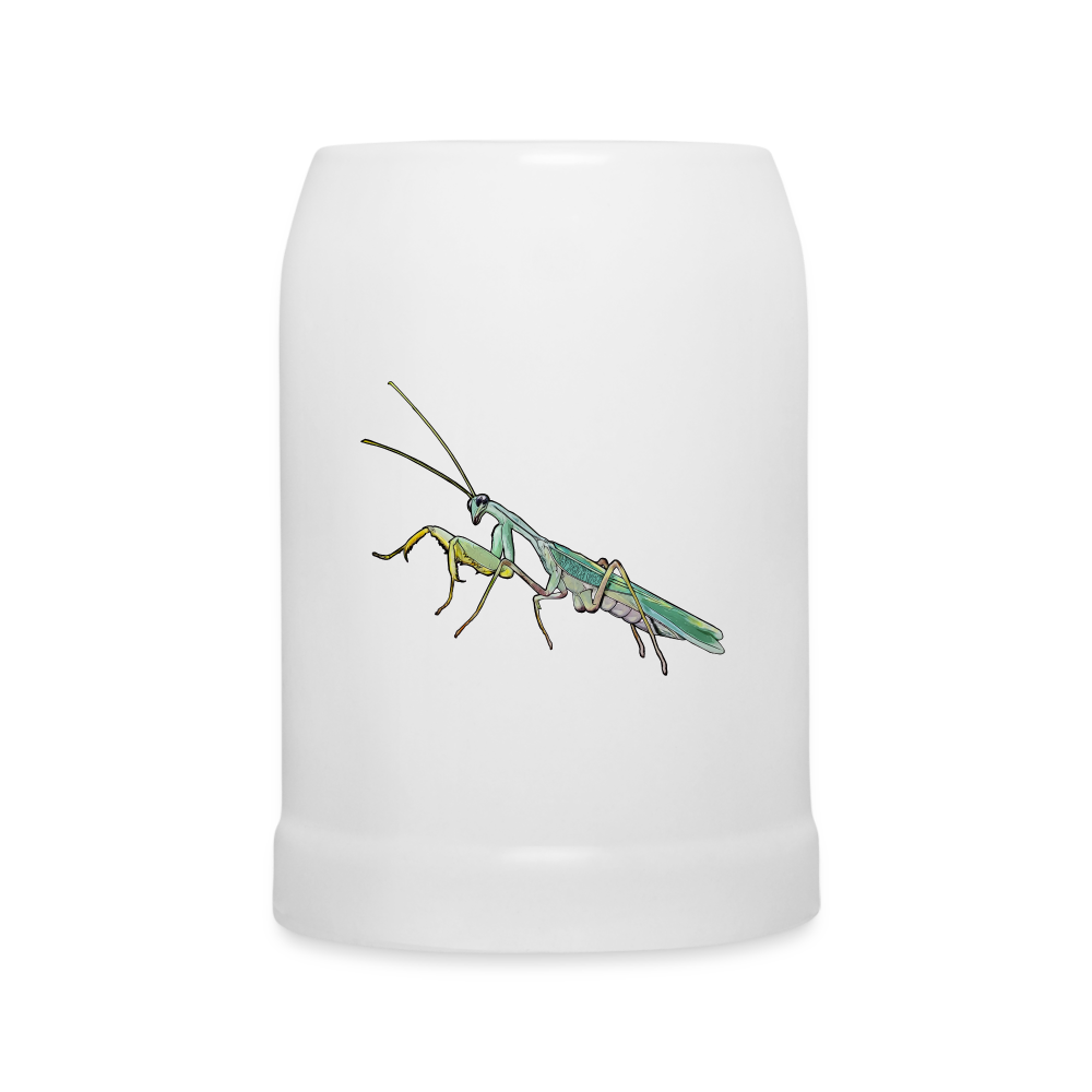 Bierkrug Sphodromantis lineola male - weiß