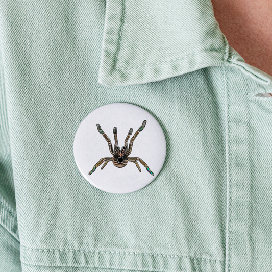 Buttons groß 56 mm (5er Pack) Pterinochilus murinus tcf - weiß