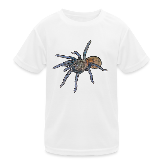 Kinder Funktions-T-Shirt Chromatopelma cyaneopubescens - weiß