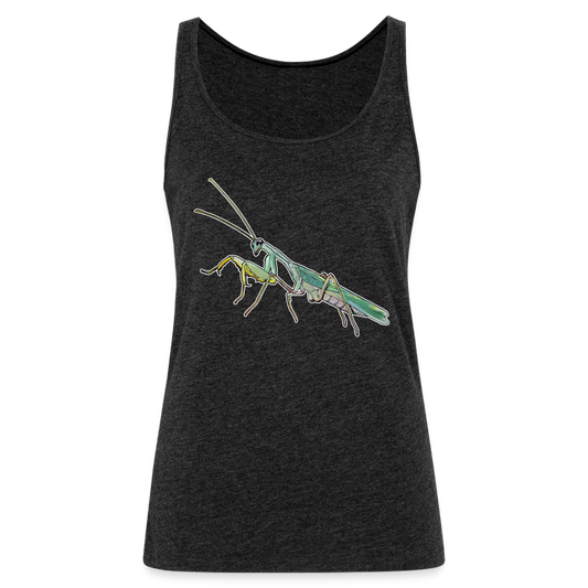 Frauen Tank Top Sphodromantis lineola male - Anthrazit