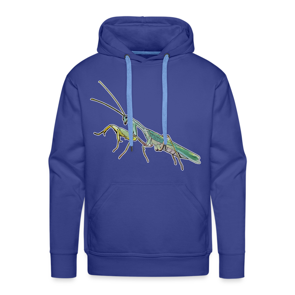 Männer Hoodie Sphodromantis lineola male - Königsblau