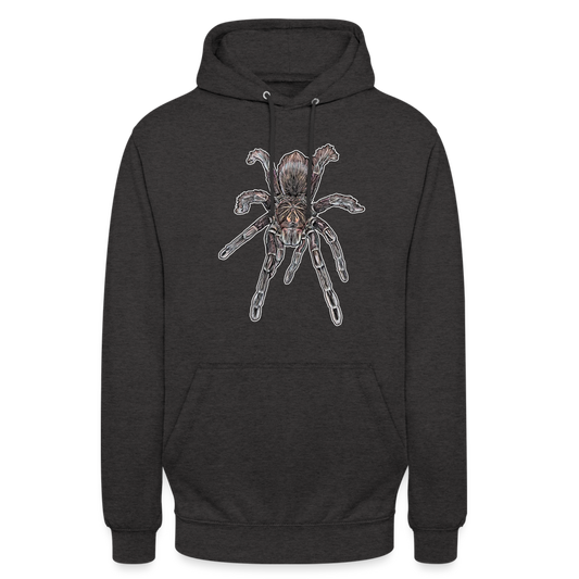 Unisex Hoodie Pamphobeteus sp Machala juvenile - Anthrazit