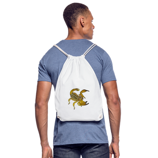 Turnbeutel Scorpio maurus palmatus - weiß