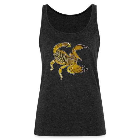 Frauen Tank Top Scorpio maurus palmatus - Anthrazit