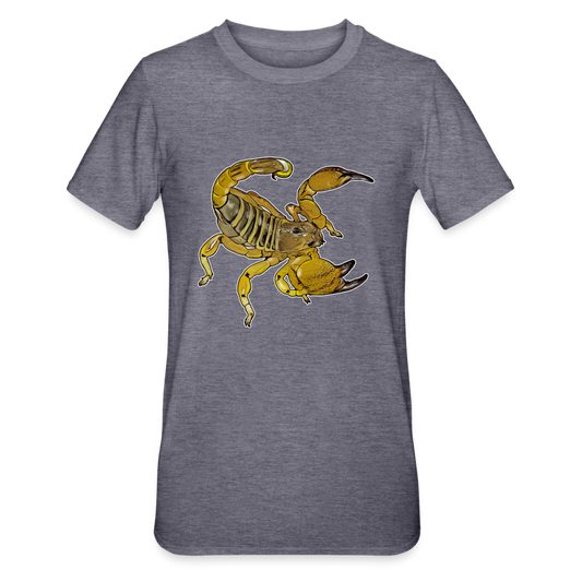 Unisex T-Shirt Scorpio maurus palmatus - Navy meliert