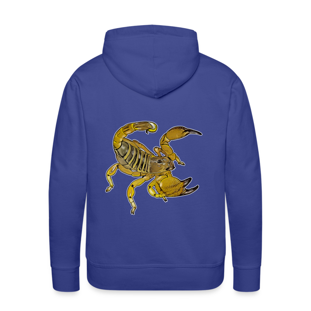 Men’s Hoodie Scorpio maurus palmatus - Königsblau