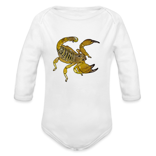 Baby Body lang Scorpio maurus palmatus - weiß