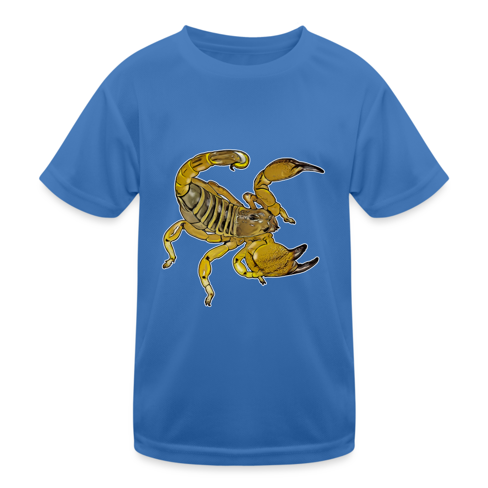 Kinder Funktions-T-Shirt Scorpio maurus palmatus - Königsblau