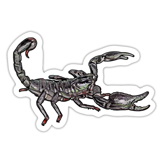 Sticker Heterometrus silenus - Mattweiß