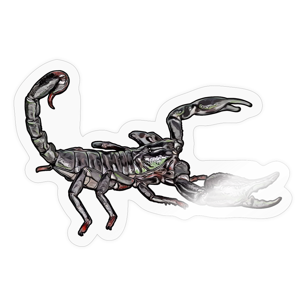 Sticker Heterometrus silenus - Transparent glänzend