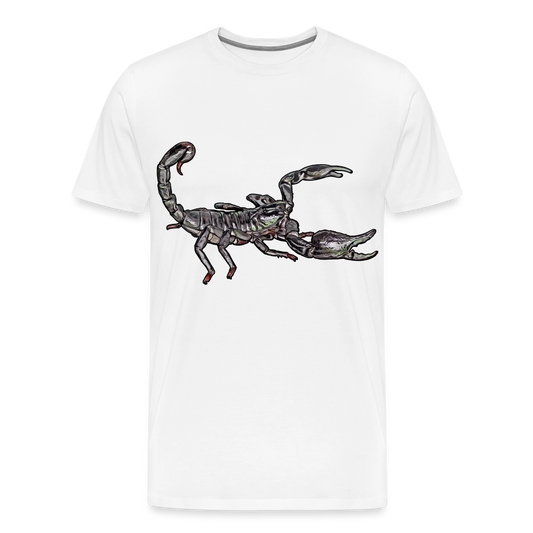 Männer Basic T-Shirt Heterometrus silenus - weiß