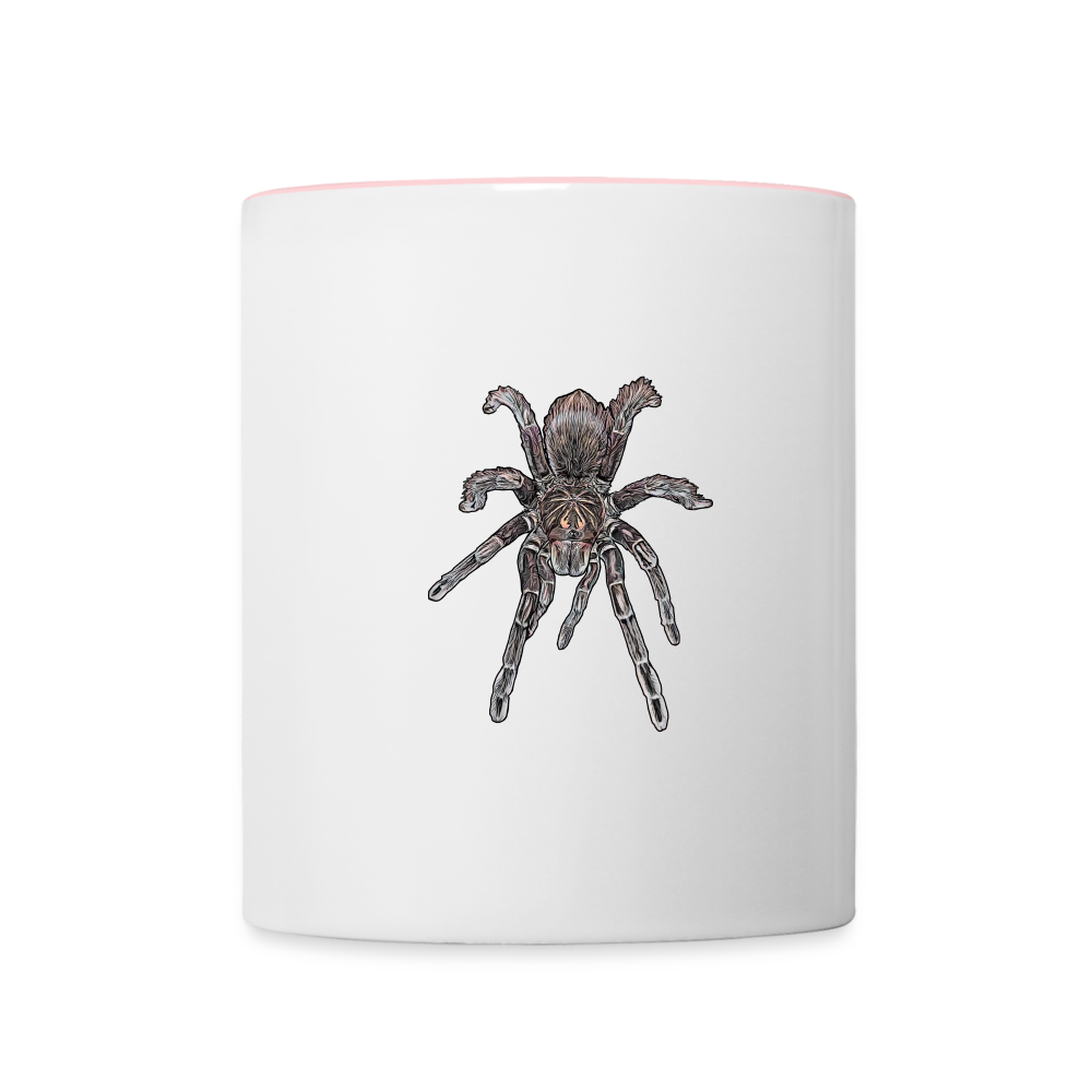 Tasse farbig Pamphobeteus sp Machala juvenile - Weiß/Pink