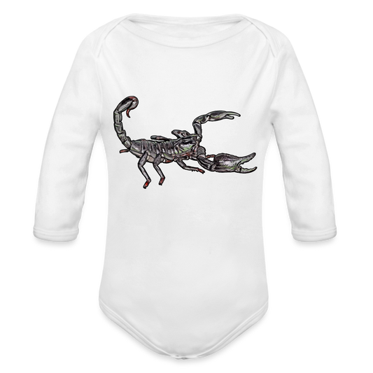 Baby Body lang Heterometrus silenus - weiß