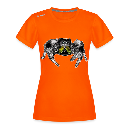 Frauen JAKO Sportswear T-Shirt Phidippus regius Rastafari male - Neonorange