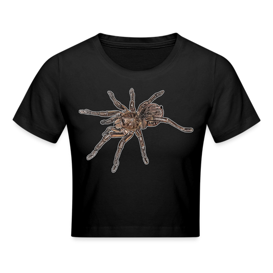 Crop T-Shirt Theraphosa stirmi juvenile - Schwarz