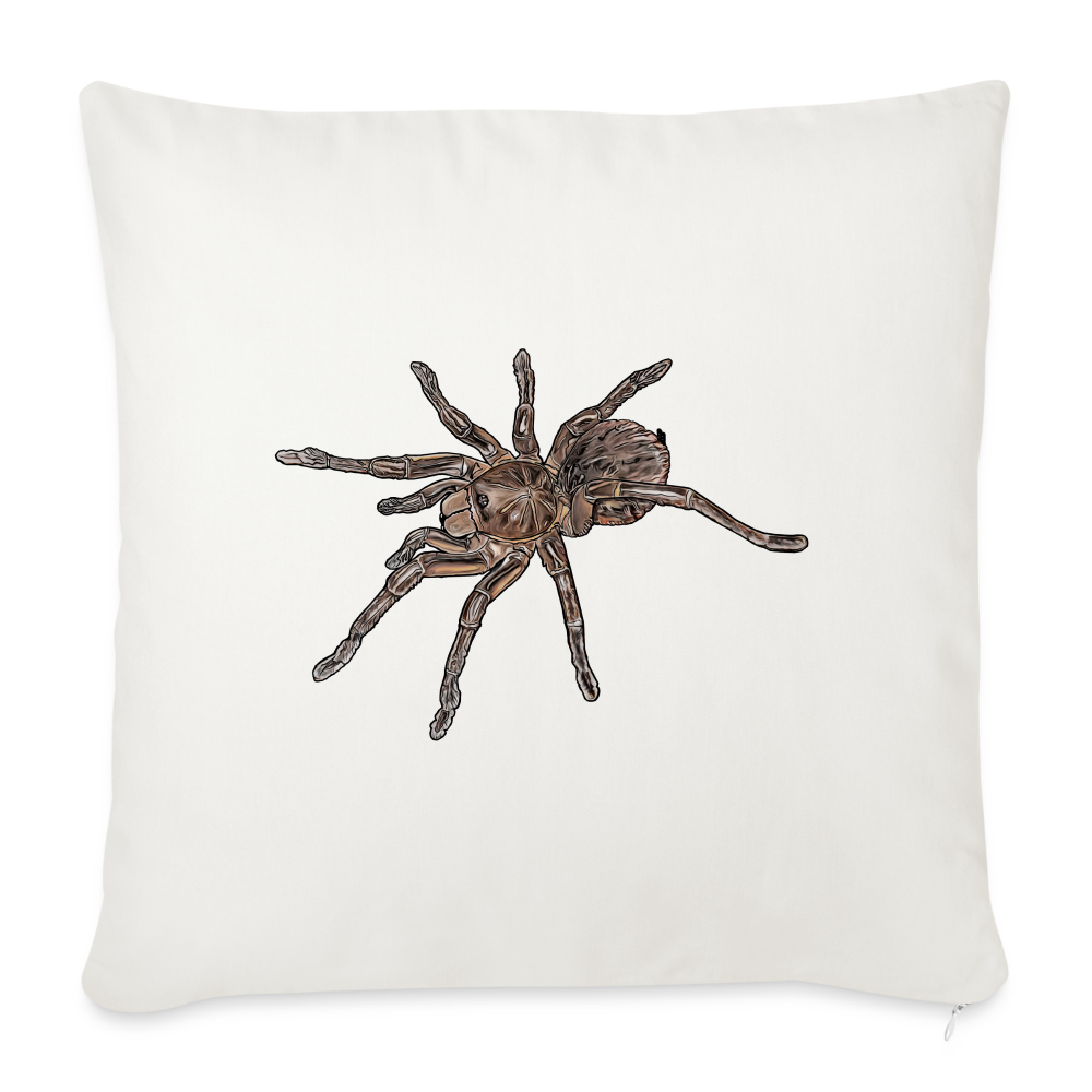 Sofakissen mit Füllung 44 x 44 cm Theraphosa stirmi juvenile - Naturweiß